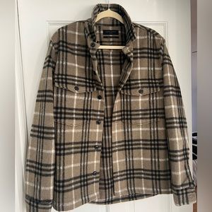 All Saints Bertholdt Shirt Jacket - Dusty Olive - Small